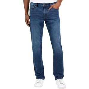 NEW Izod Saltwater Men's 38x29 Straight Fit Jeans Comfort Stretch Denim Blue